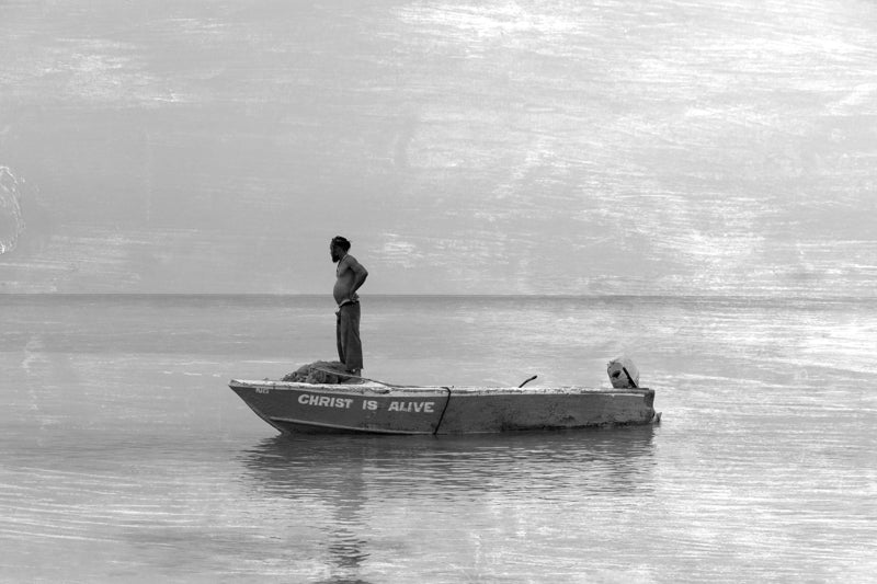 Christ is alive (B&amp;W)